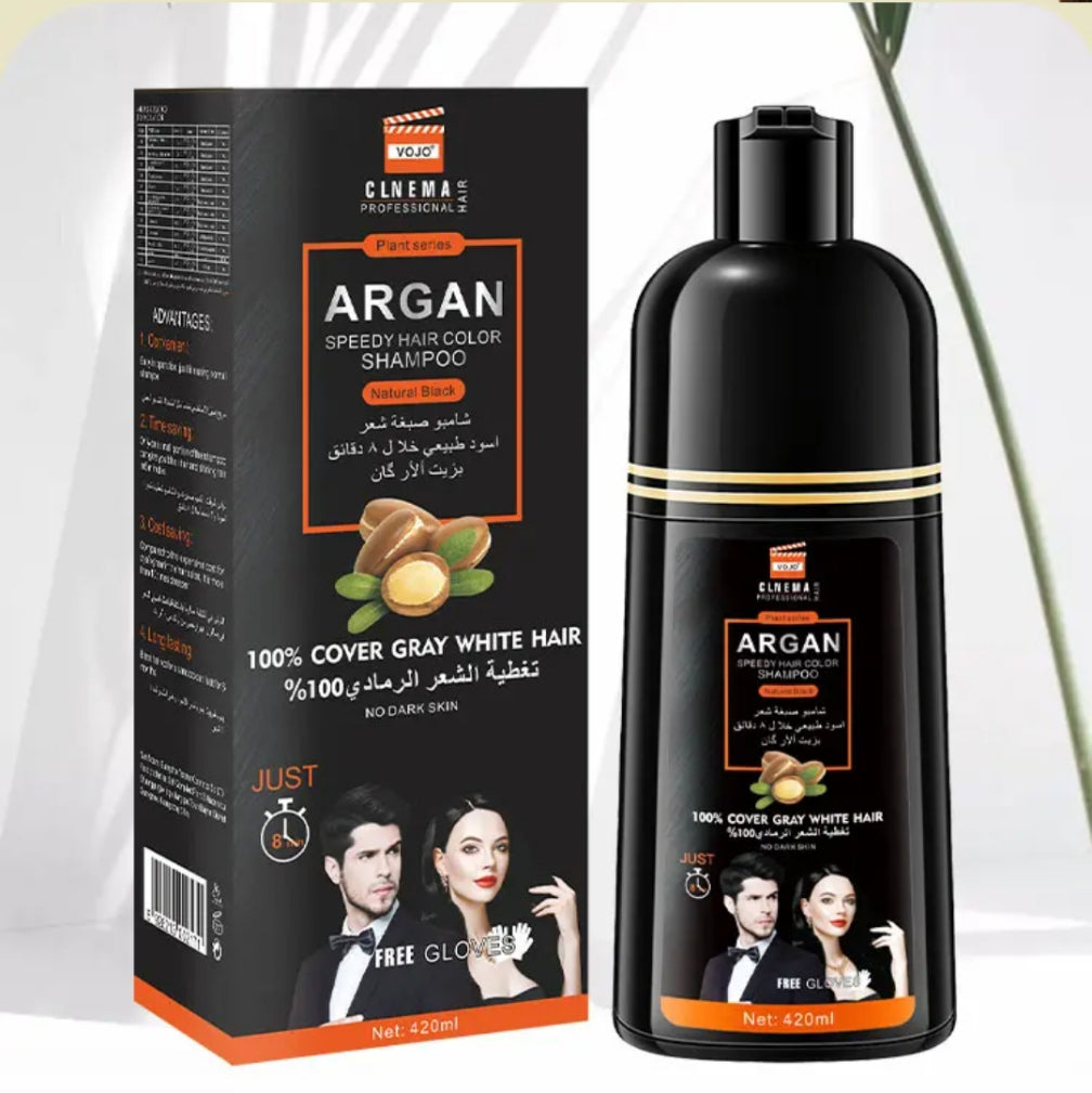 SHAMPOING NOIRCISSANT A L' HUILE D'ARGAN