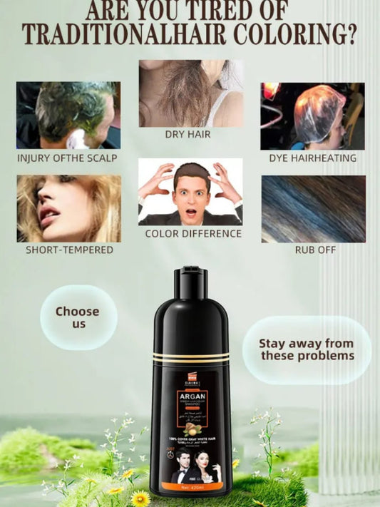 SHAMPOING NOIRCISSANT  A L' HUILE D'ARGAN