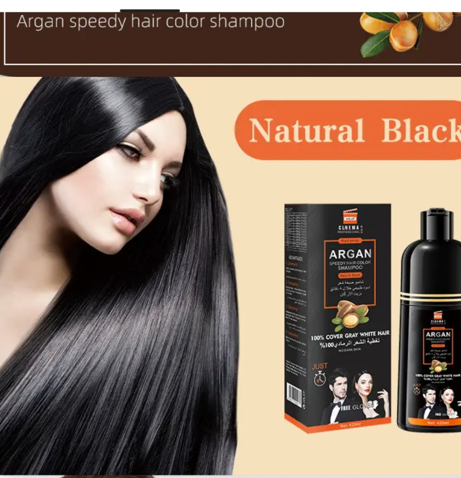 SHAMPOING NOIRCISSANT  A L' HUILE D'ARGAN