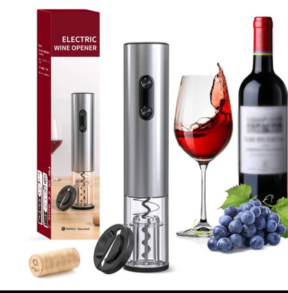 🍷 Coffret Électrique 4-en-1 pour Vin – Ouvre-Bouteille Rechargeable + Accessoires Premium