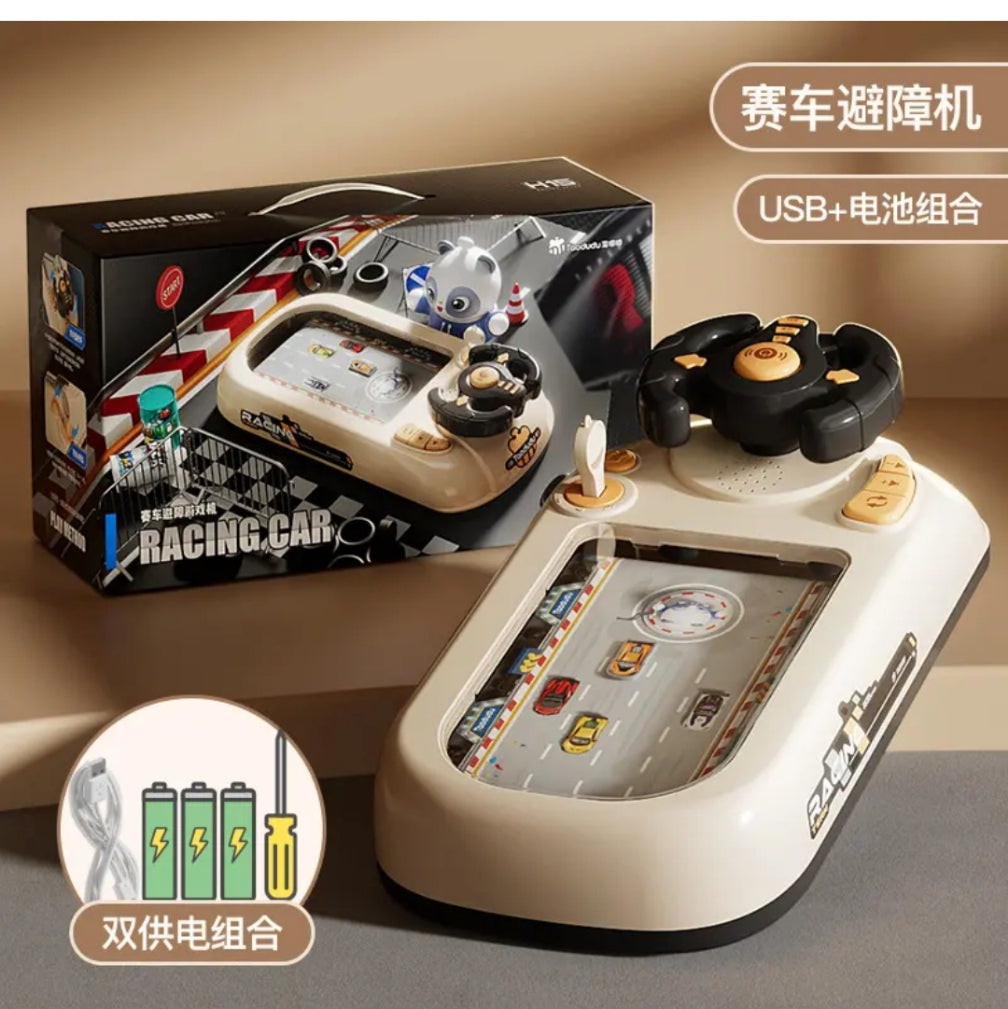 Jouet Voiture Électronique avec Volant & Mini Cars , jeu d'aventure électronique Musical, jouet interactif, cadeau pour enfants garçons et filles