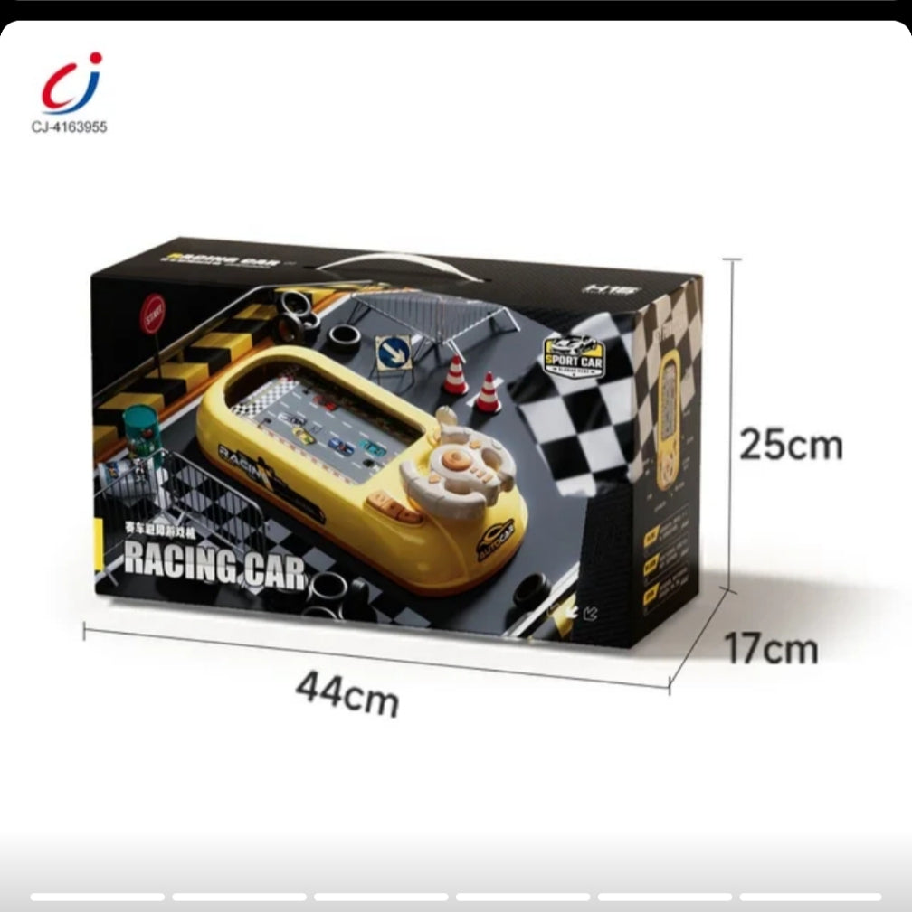 Jouet Voiture Électronique avec Volant & Mini Cars , jeu d'aventure électronique Musical, jouet interactif, cadeau pour enfants garçons et filles