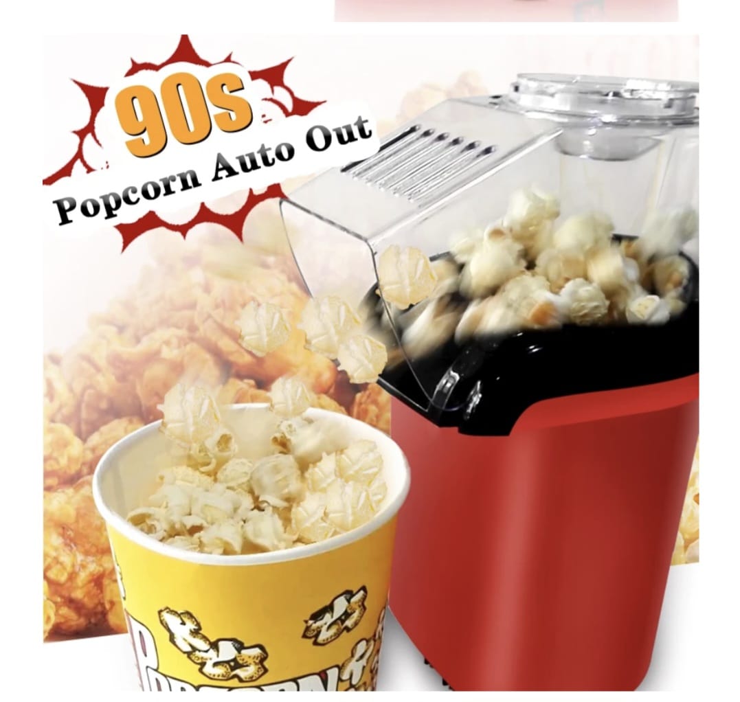 Machine à Pop-Corn Électrique sans huile – Préparez du Pop-Corn Maison en 2 Minutes 🍿 ⭐⭐⭐⭐⭐ Déjà +1 000 clients satisfaits