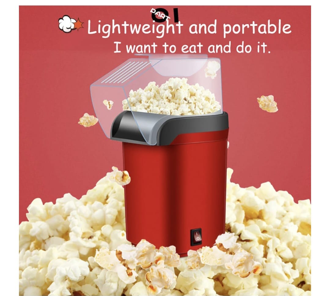 Machine à Pop-Corn Électrique sans huile – Préparez du Pop-Corn Maison en 2 Minutes 🍿 ⭐⭐⭐⭐⭐ Déjà +1 000 clients satisfaits