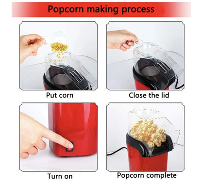 Machine à Pop-Corn Électrique sans huile – Préparez du Pop-Corn Maison en 2 Minutes 🍿 ⭐⭐⭐⭐⭐ Déjà +1 000 clients satisfaits