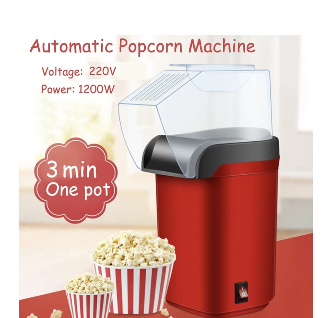 Machine à Pop-Corn Électrique sans huile – Préparez du Pop-Corn Maison en 2 Minutes 🍿 ⭐⭐⭐⭐⭐ Déjà +1 000 clients satisfaits